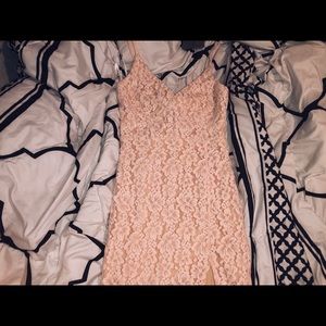 Lulu’s Blush Pink Lace Dress